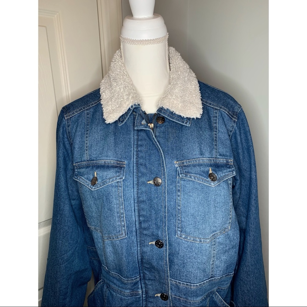 Steve Madden Denim Walker Jacket - Picture 8 of 8